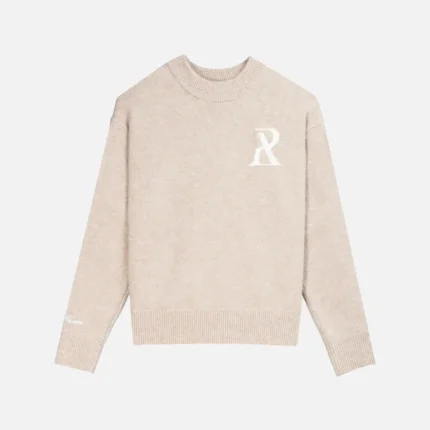 Realsim Unique Radiant Knit Crewneck Sand