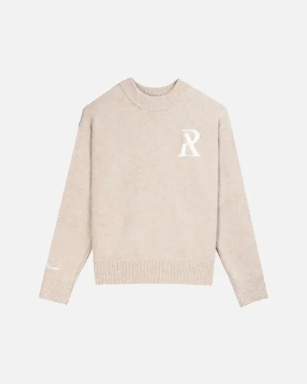Realsim Unique Radiant Knit Crewneck Sand