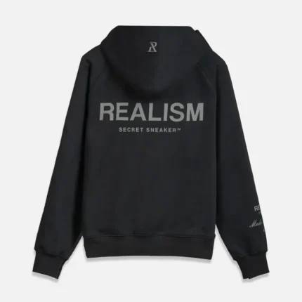 Realism Radiant Zip Black Hoodie
