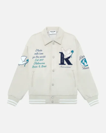Realsim Worldwide Coaches Jacket Wheat